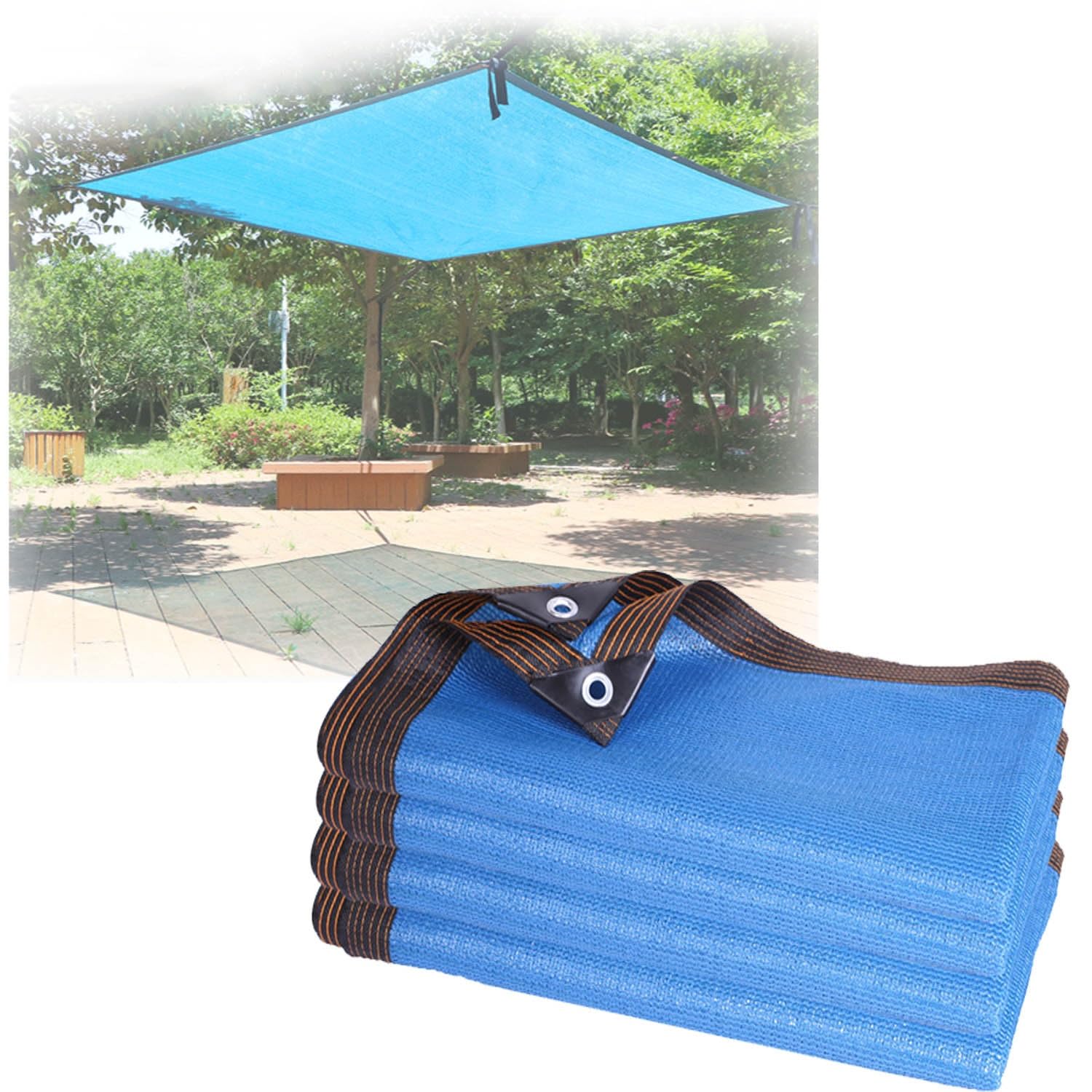 Bâche pour patio et pergola en toile résistante aux UV 4x7m