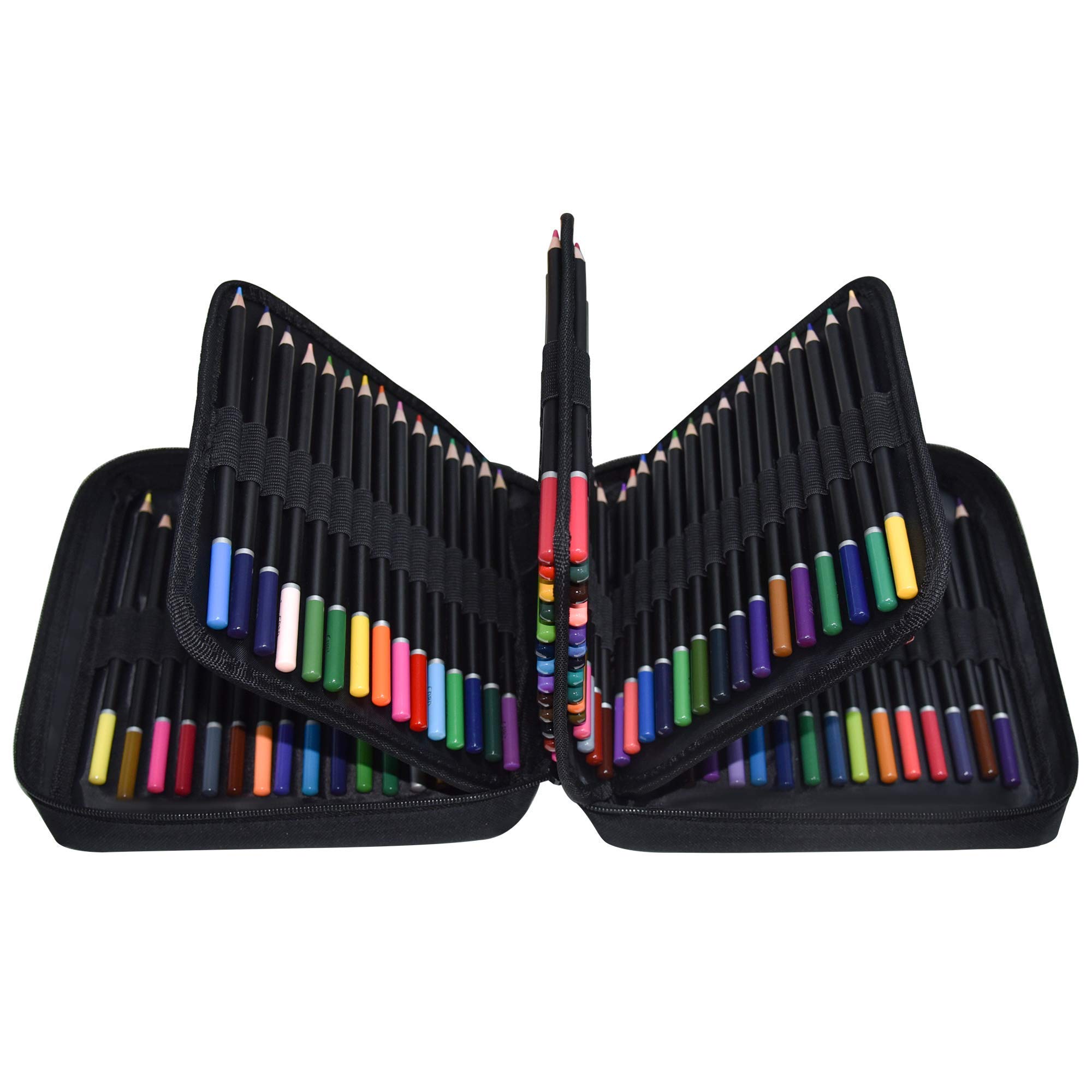 OrionstarColouring Pencils Set of 120 Colors with Zipper Case for Adult Artist Beginner, Vibrant Numbered Pencil with Premium Soft Core for Professional Drawing Art, Sketching, Shading, Coloring Book