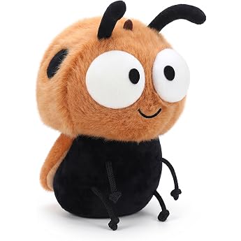 Herfair Marienk fer Kuscheltier Klein Insekten Pl schtier Stofftier Plushie Kawaii Deko Geschenke f r M dchen und Jungen