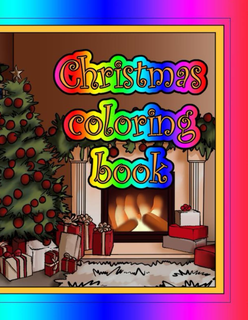 Christmas: coloring book for teens and adults