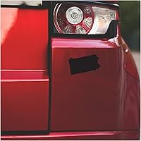 Vista 92 de Silueta del estado de Underground Printing - Calcomanía de vinilo de orgullo del estado de EE.UU.