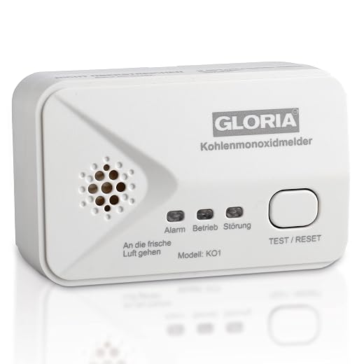 Gloria CO Detektor KO1, 3 Jahre Garantie