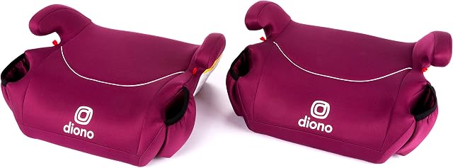 Diono Lightweight Backless Booster Car Seats Pack of 2 Pink