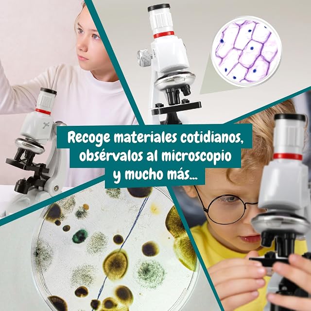 Foto 5 de 5 de Science4you Microscopio Lab: Microscopio para Niños + Libro de Experimentos + 11 Herramientas de Laboratório