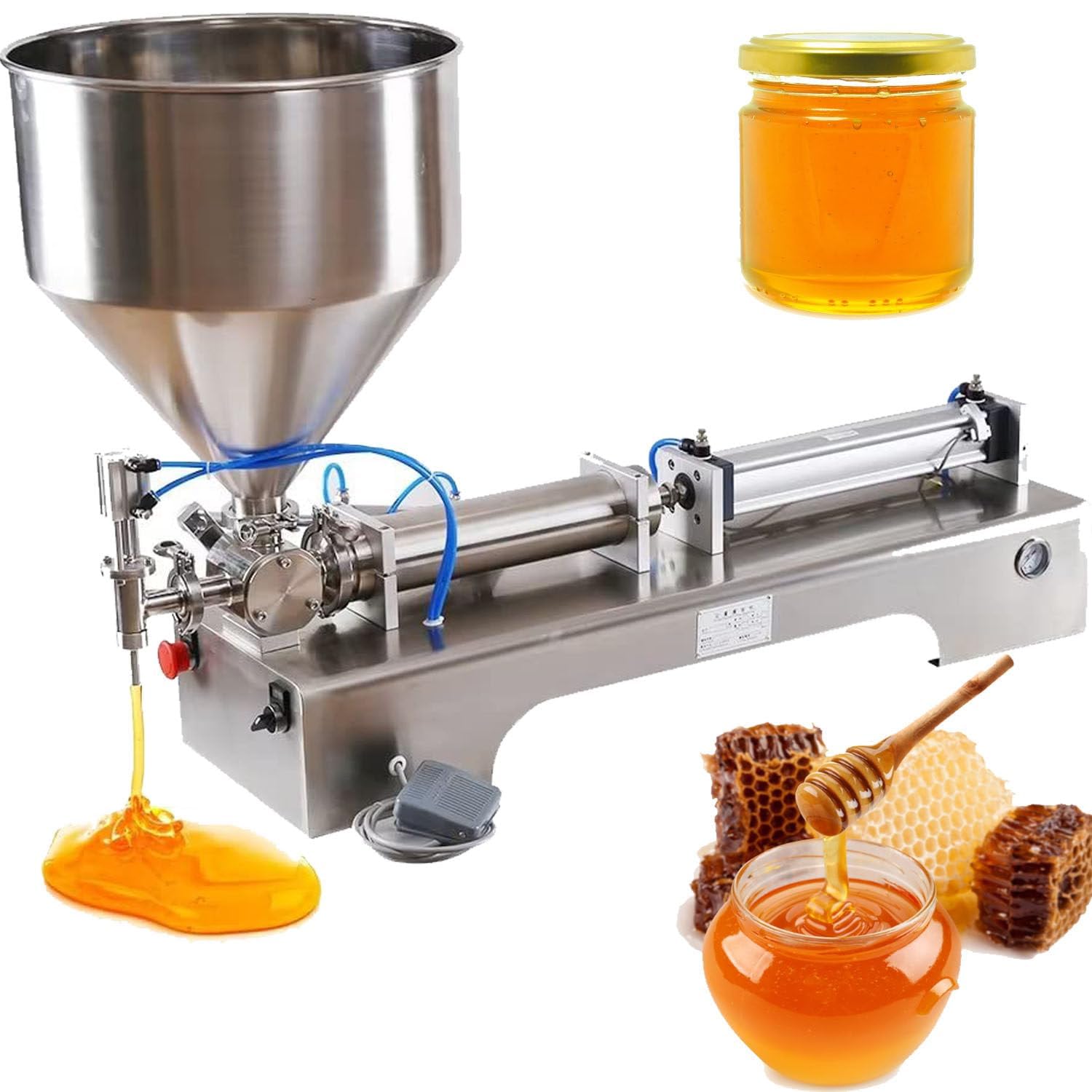 Automatic Paste Filling Machine - Precise Quantitative Control for Honey, Peanut Butter, and Liquid Packaging