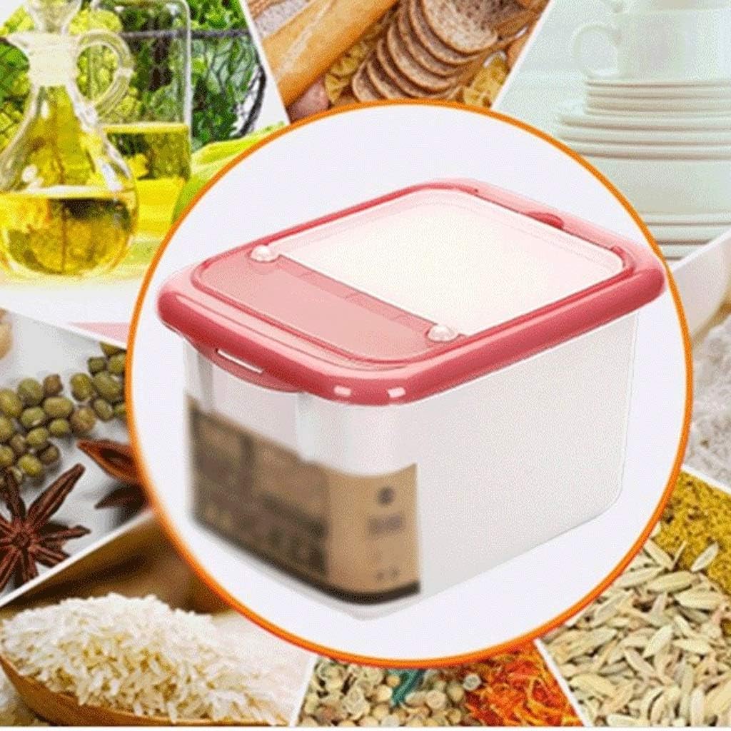 Measuring Cup 5kg High Value Plastic Rice Storage Container Box Violet Box A