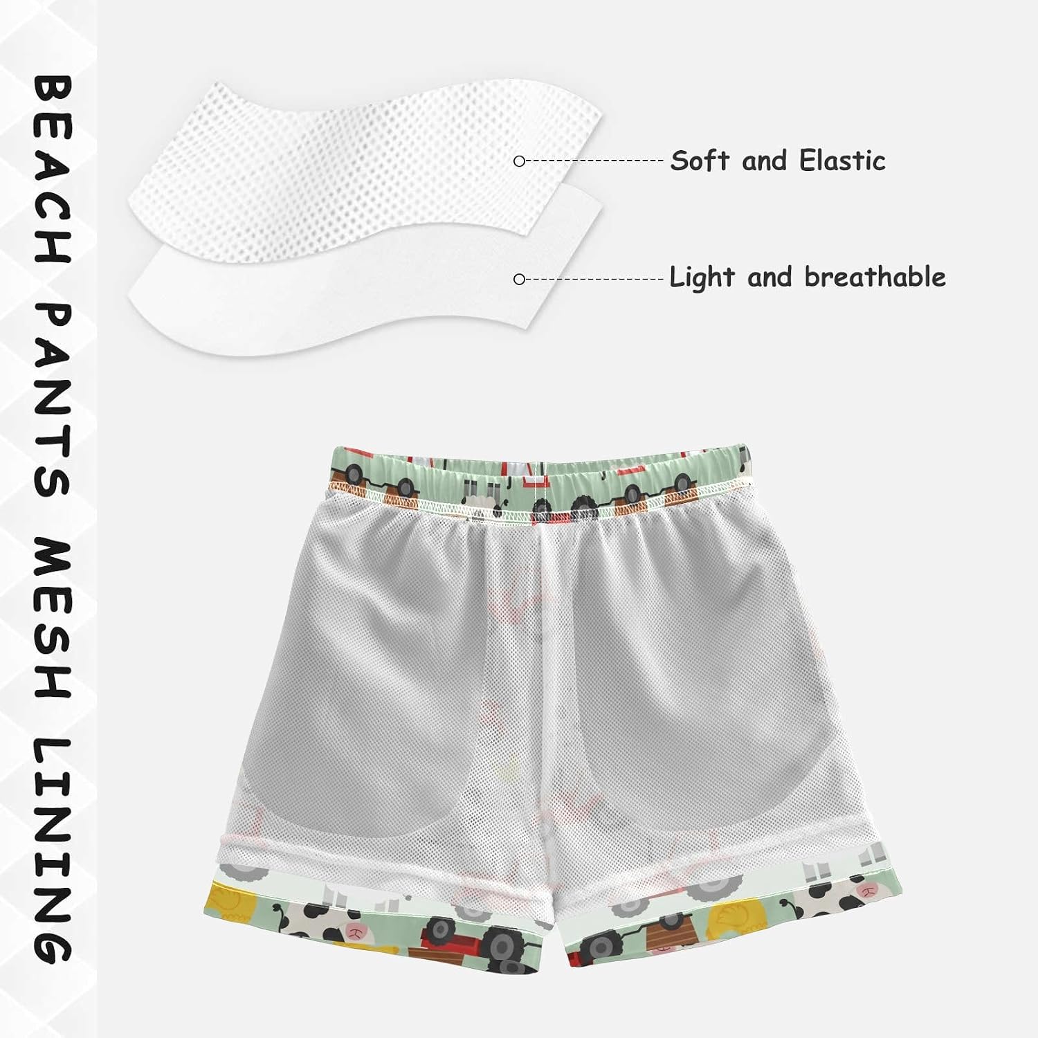 Boys' Swim Trunks Quick Dry Board Shorts Youth Beach Swimming Shorts Summer Bathing Suit 2-16 Years