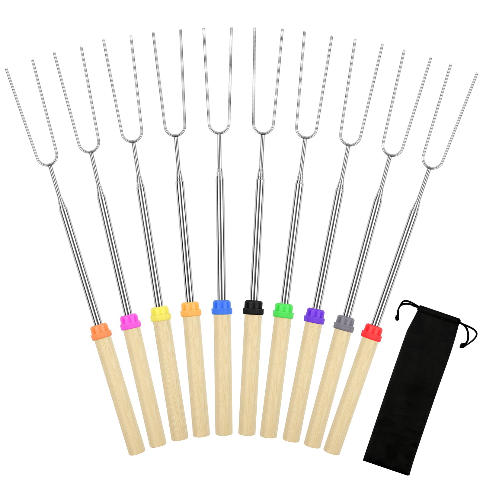 Opvixi 10 Pack Smores Sticks