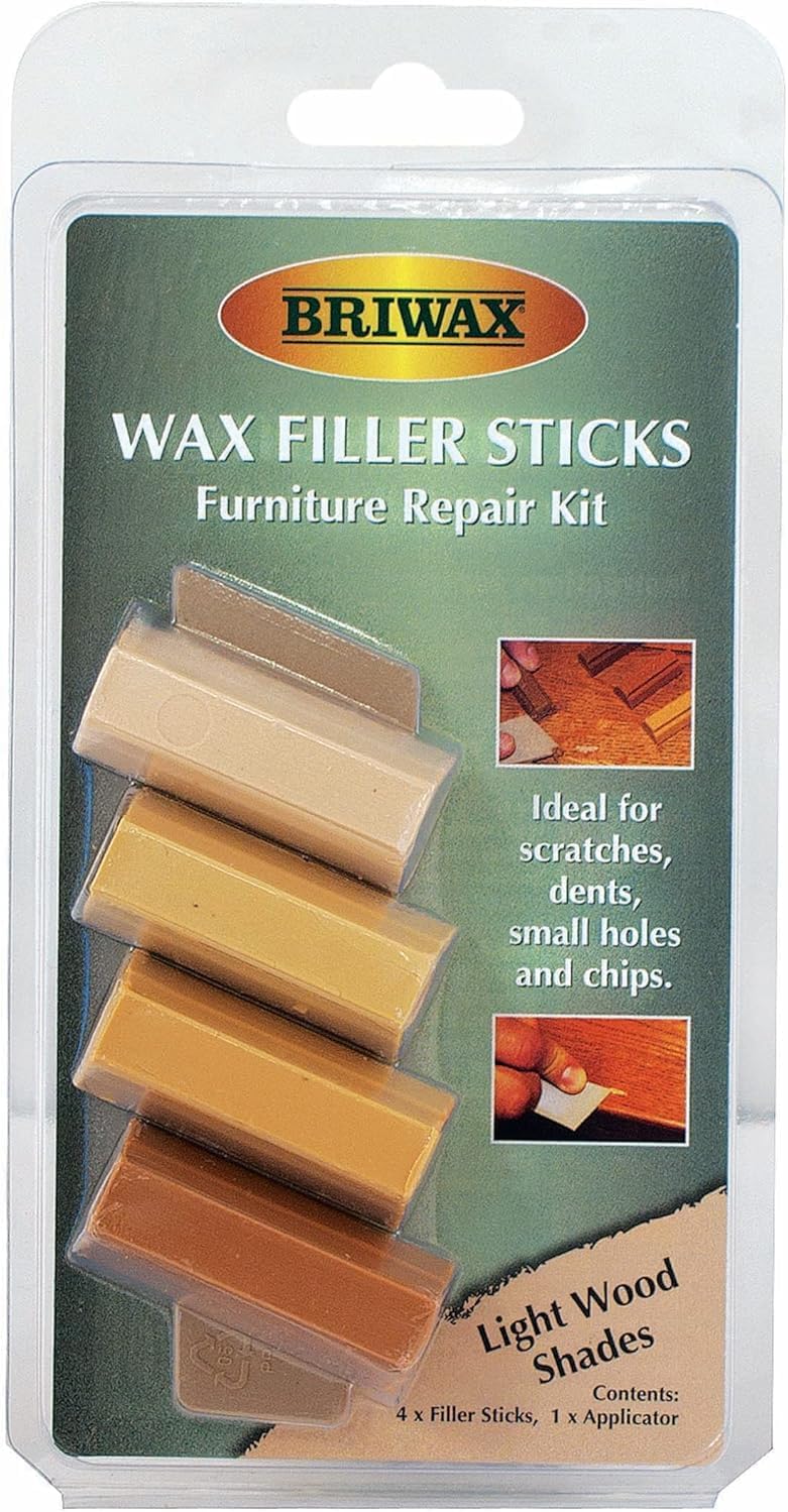 Filler Sticks Light – Quick Wood Repair for Scratches, Cracks & Nail Holes | Assorted Shades