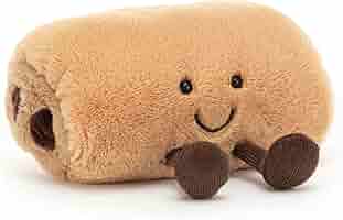 新品　ジェリーキャット　パンオショコラ　パン　チョコパン　食べ物　スイーツ Jellycat(ジェリーキャット）Amuseable Pain Au Chocolat パン