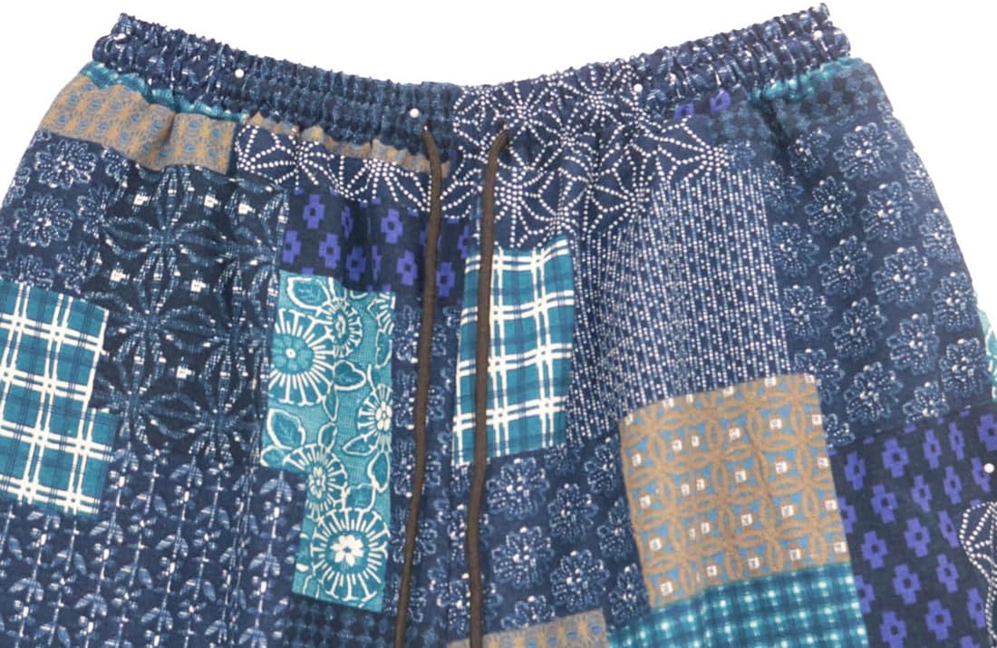 HZCX FASHION Mens Womens Ethnic Printed Baggy Harem Shorts Wide Leg Capri Hippie Boho Aladdin Pants