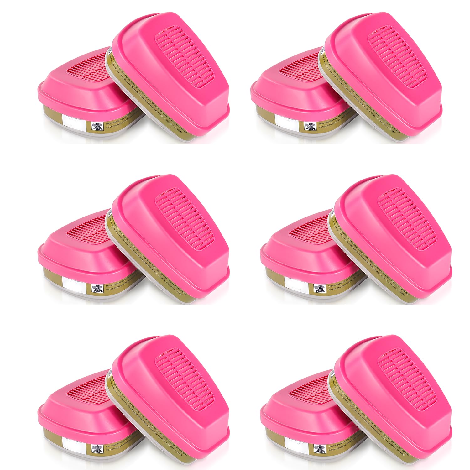 Respirator Cartridge Filter 60926,Replacement for Half/Full Facepieces 6000,7000 and FF-400 mask,Effectively Filter Organic Vapor,Acid Gas,Formaldehyde.