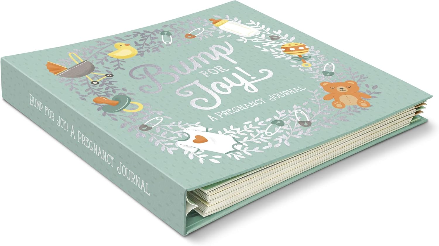 Guided Pregnancy Journal by Studio Oh! - Bump for Joy - 9" x 9" - Beautifully Illustrated Hardcover Journal with Storage Pockets Creates a Keepsake of Maternity Memories : Baby
