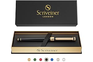 Scriveiner Black Lacquer Rollerball: A Pen of Uncommon Distinction