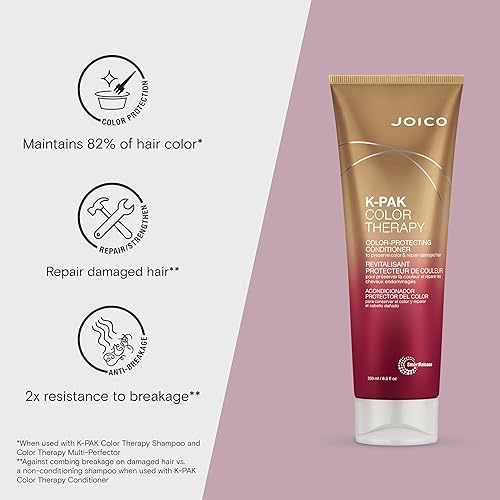 Miniatura 4 de Joico K-PAK Color Therapy Color-Protecting Set  For Color-Treated Hair  Boost Shine  Improve Elasticity  Repair Breakage  Rebuild Damaged Hair  With