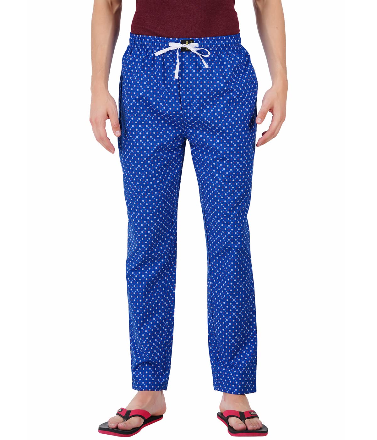 happy bunny Premium Cotton Men Printed Lounge Pant, Regular Fit Trouser with Waistband & Drawstring | Zip & Side Pocket | Casual | Outdoor Wear-picture-33