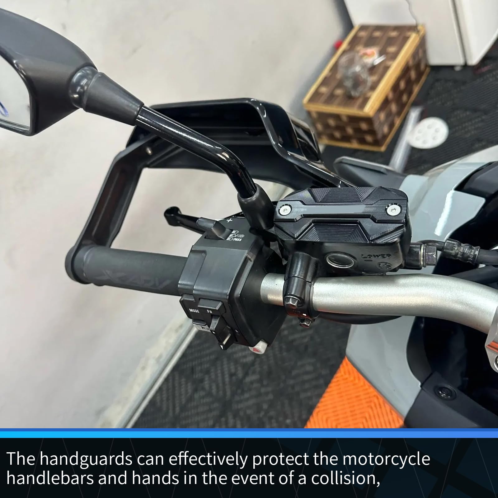 Paramani per moto Paramani in plastica ABS compatibili con Honda X-ADV 750 (2021-2025) XL750 Transalp (2023-2025) CRF1100L Africa Twin/Adv Sports (2020-2025) (Nero)