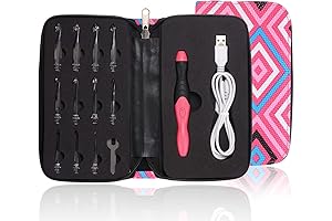 Lighted Crochet Hooks Complete Set: Illuminate Your Crafts with Precision