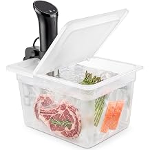 EVERIE 12QT Sous Vide Container BPA-Free with Reinforced Hinged Lic