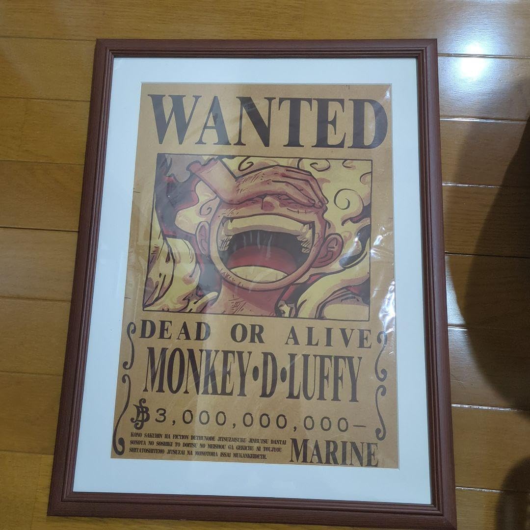 Amazon.co.jp: 、 ワンピ ース《ニカ》ルフィ懸賞金 手配書 ポスター