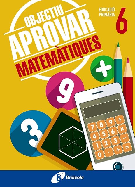 Portada de Objectiu Aprovar Matemàtiques 6 Primària