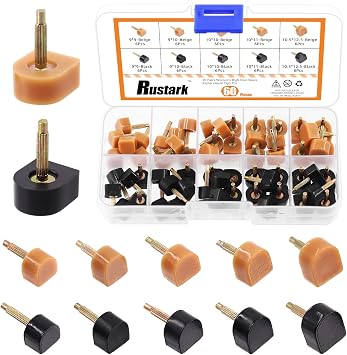 30 Pairs High Heel Replacement Tips U Shaped Heel Repair Caps, Shoes Heel Replacement Tips Pin High Heel Repair Tool for Repairing High Heel Shoes