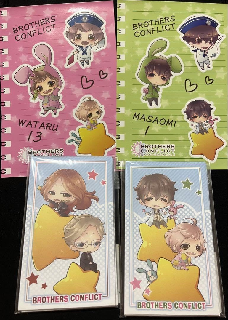 ブラザーズコンフリクト【希少2013年☆非売品ブロマイド 5枚＆ステッカー2枚】 ブラザーズコンフリクト【希少レア☆非売品ブロマイド 5枚＆ステッカー