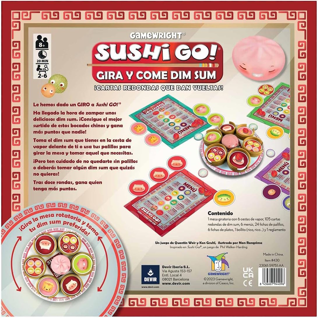 Sushi Go Spin and Eat Dim Sum
