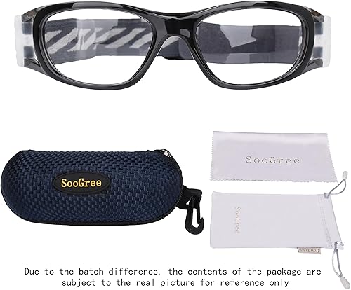 Miniatura 7 de Gafas deportivas para niños, de baloncesto, de fútbol, de entrenamiento seguro, antivaho, 7-12