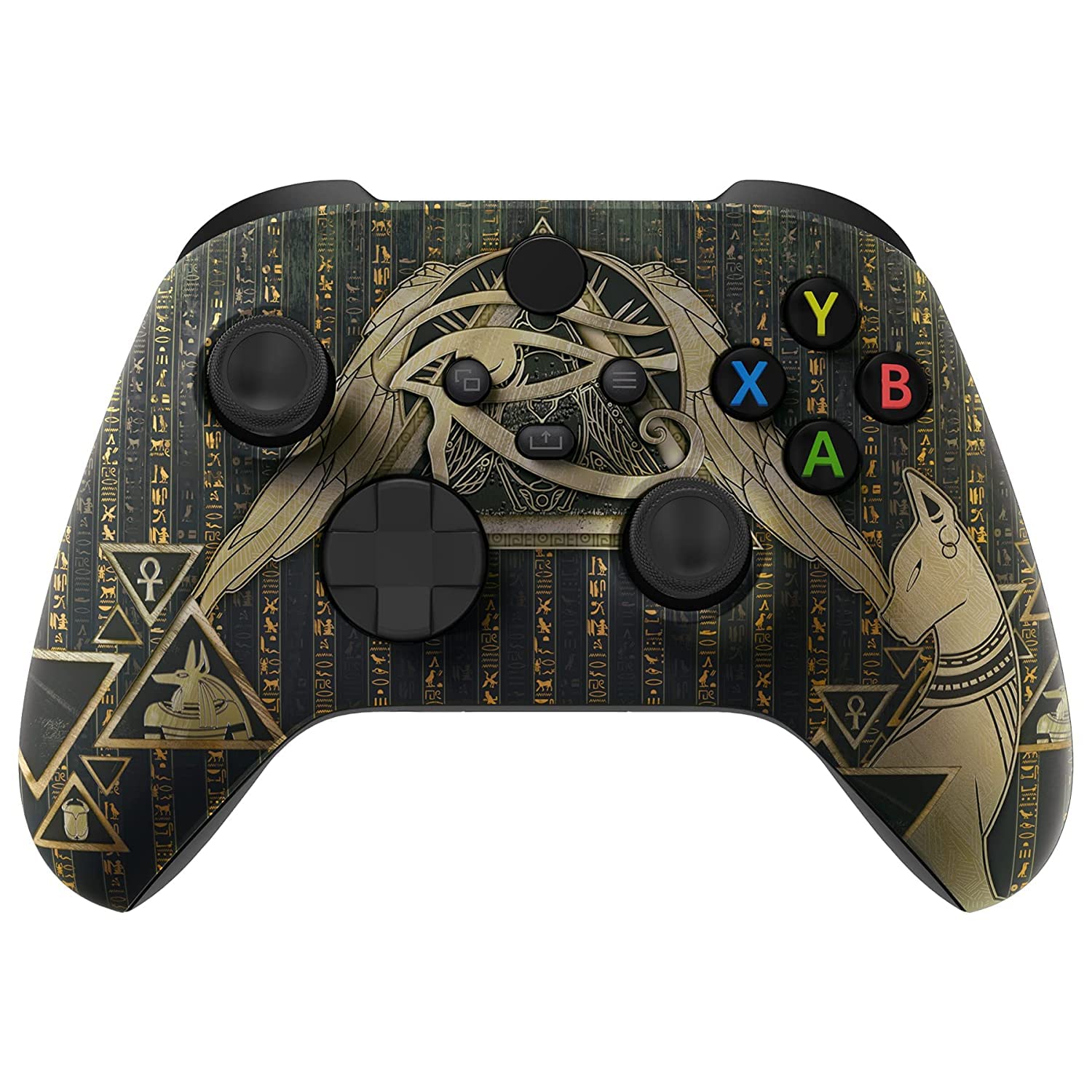 Custom Controllerzz Wireless Controller for Microsoft Xbox Series X/S & Xbox One - Custom Soft Touch Feel - Custom Xbox Series X/S Controller (X/S All Seeing Eye)