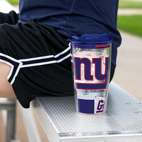 Miniatura 113 de Rico Industries NFL - Vaso clásico de fútbol americano de doble pared, 16 oz o 20 onzas, tapa W