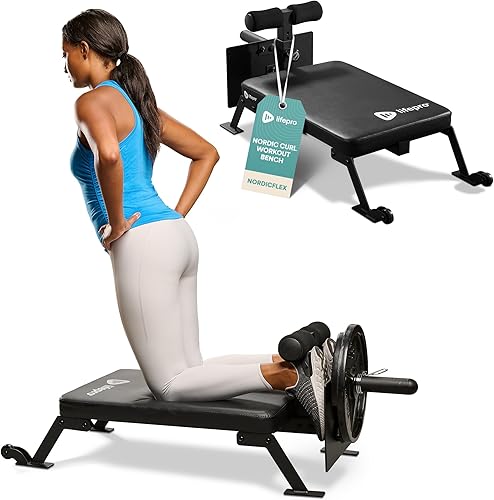 Miniatura 14 de Lifepro Hip Thrust Machine – Adjustable Glute Workout Equipment for Home – Hip Thrust Bench & Glute Machine – Foldable Booty Builder, Sissy Squat