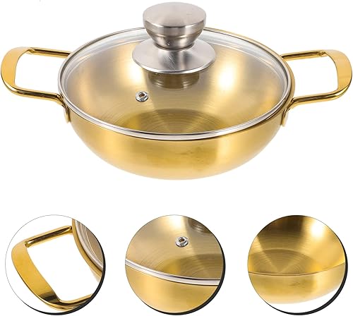 Miniatura 8 de BESPORTBLE Olla al aire libre Mini olla olla antiadherente Cocina pequeña cocina de metal fácil de limpiar