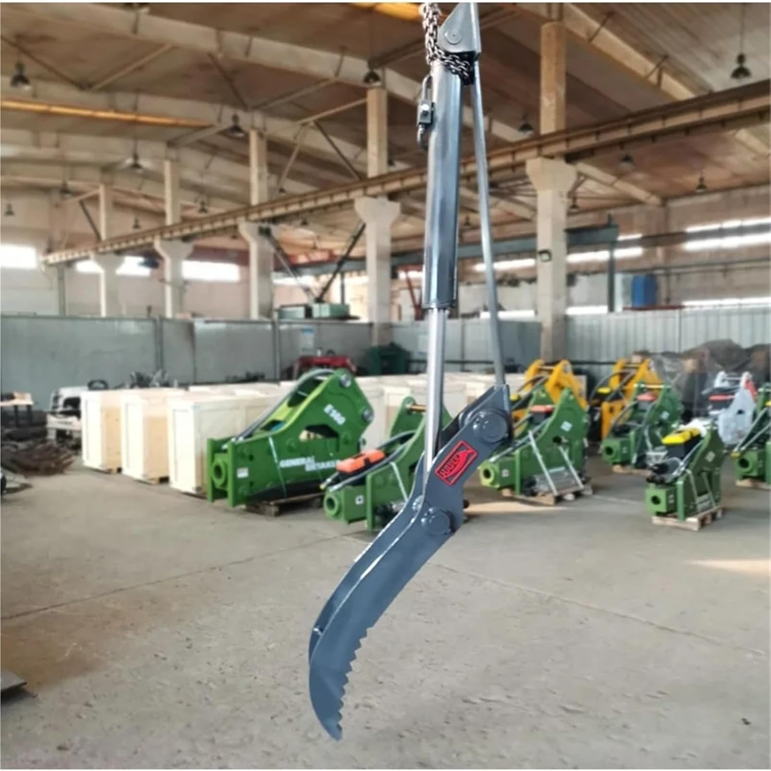 Hydraulic Thumb for Mini Excavator, Heavy Duty Machinery Attachment for Farm & Construction Site Operation