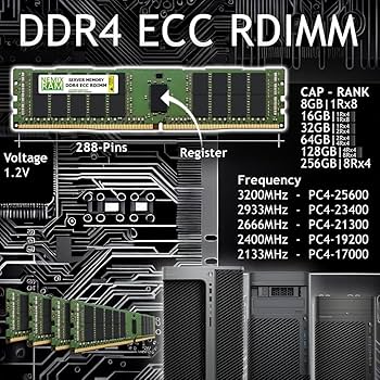 NEMIX RAM 16GB (1X16GB) DDR4 2400MHZ PC4-19200 1Rx4 1.2V