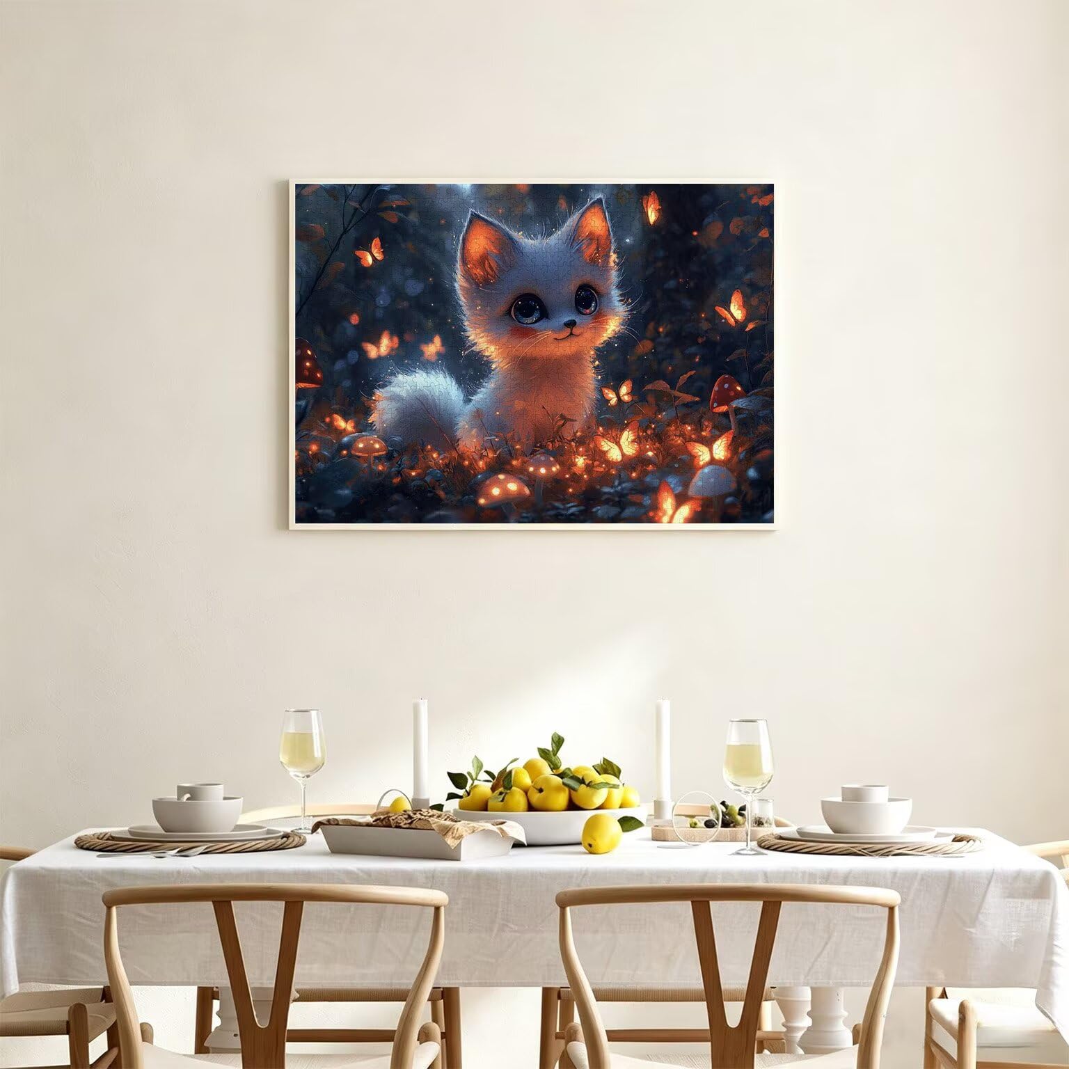 Puzzle dla dorosłych 2000, kot kreskówka, 99x70cm, n-510