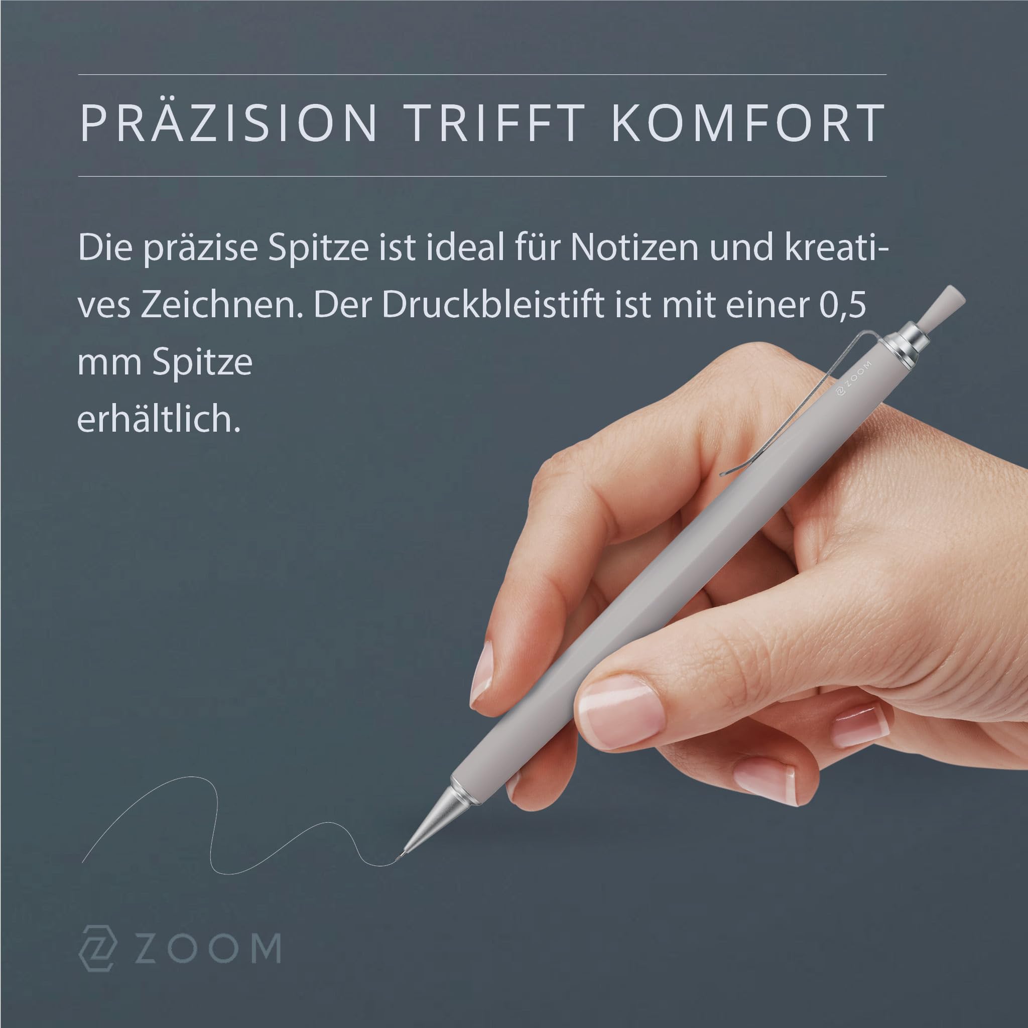 Tombow ZOOM L2 Druckbleistift, 0,5mm, Matte Lavendel [SH-ZL2-C98]
