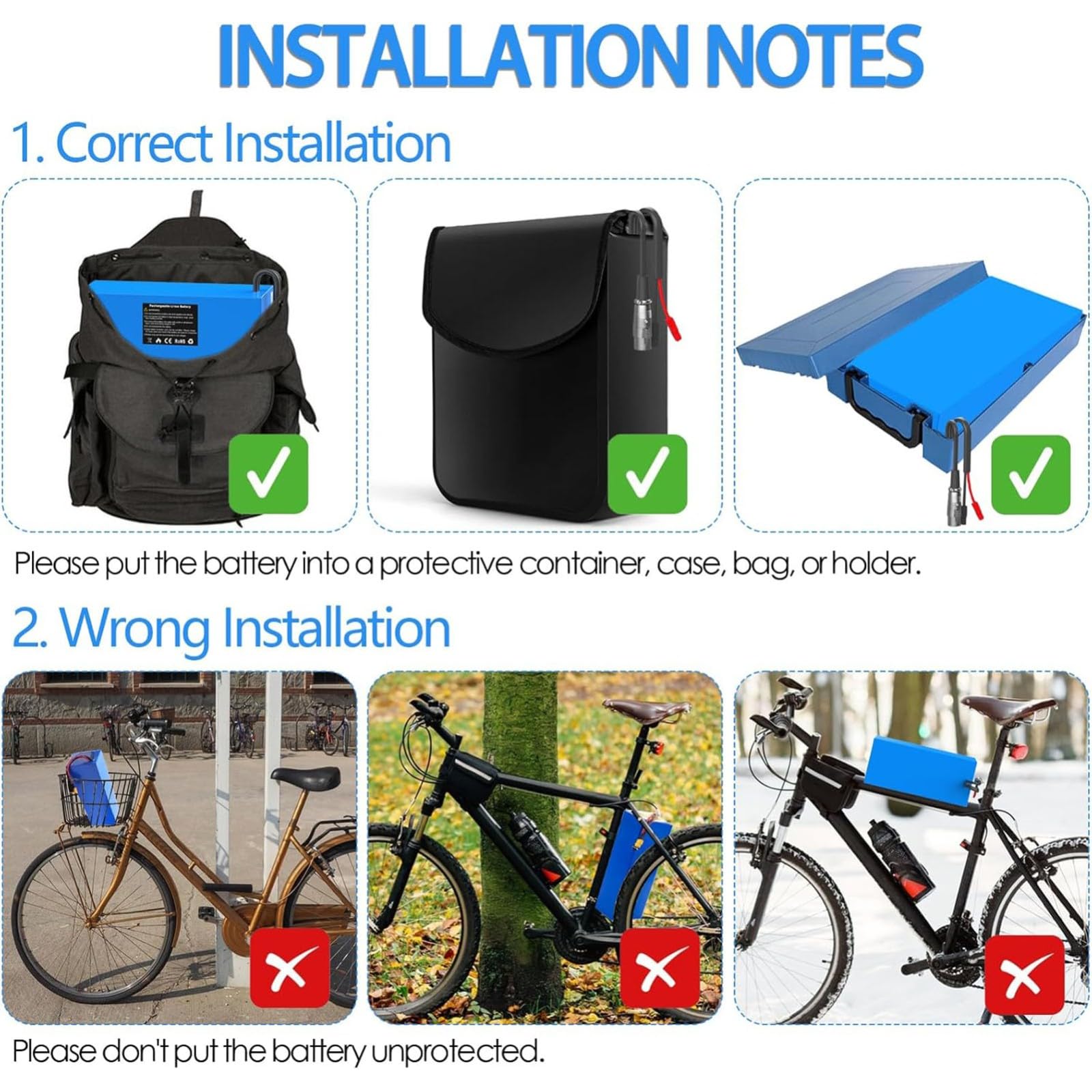 Batería De Iones De Litio De 12 V Y 8 Ah con Cargador, Batería Recargable De Iones De Litio 3S8P con Protección BMS, Batería De Repuesto Impermeable para Bicicleta Eléctrica.