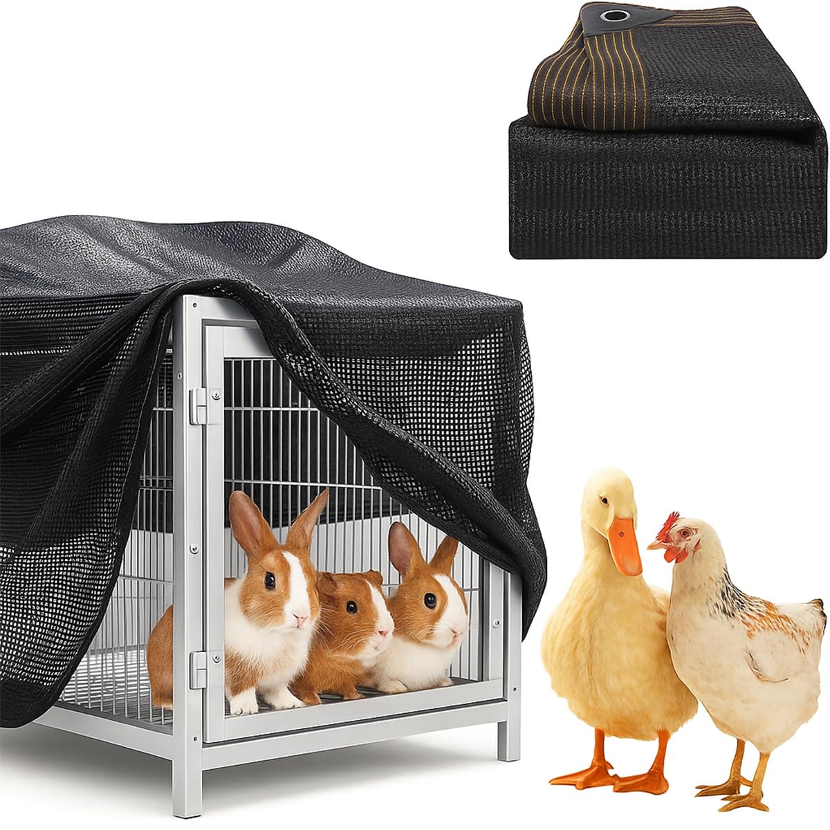 Amazon.com: Amakunft Pet Shade Cloth 90% UV Block Sun Shade Cover