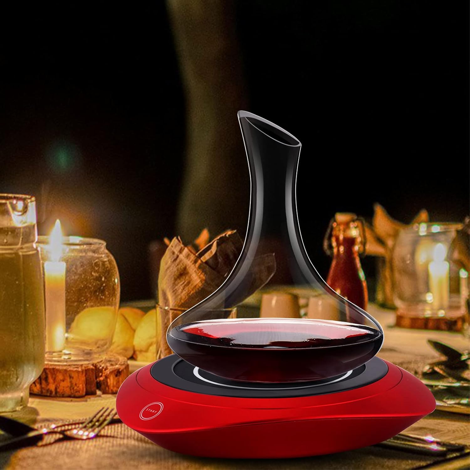 Electric Wine Decanter, Automatic Rotatable Wine Decanter