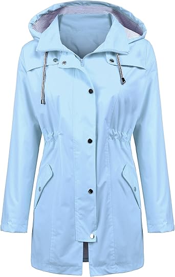 ladies lined waterproof jacket