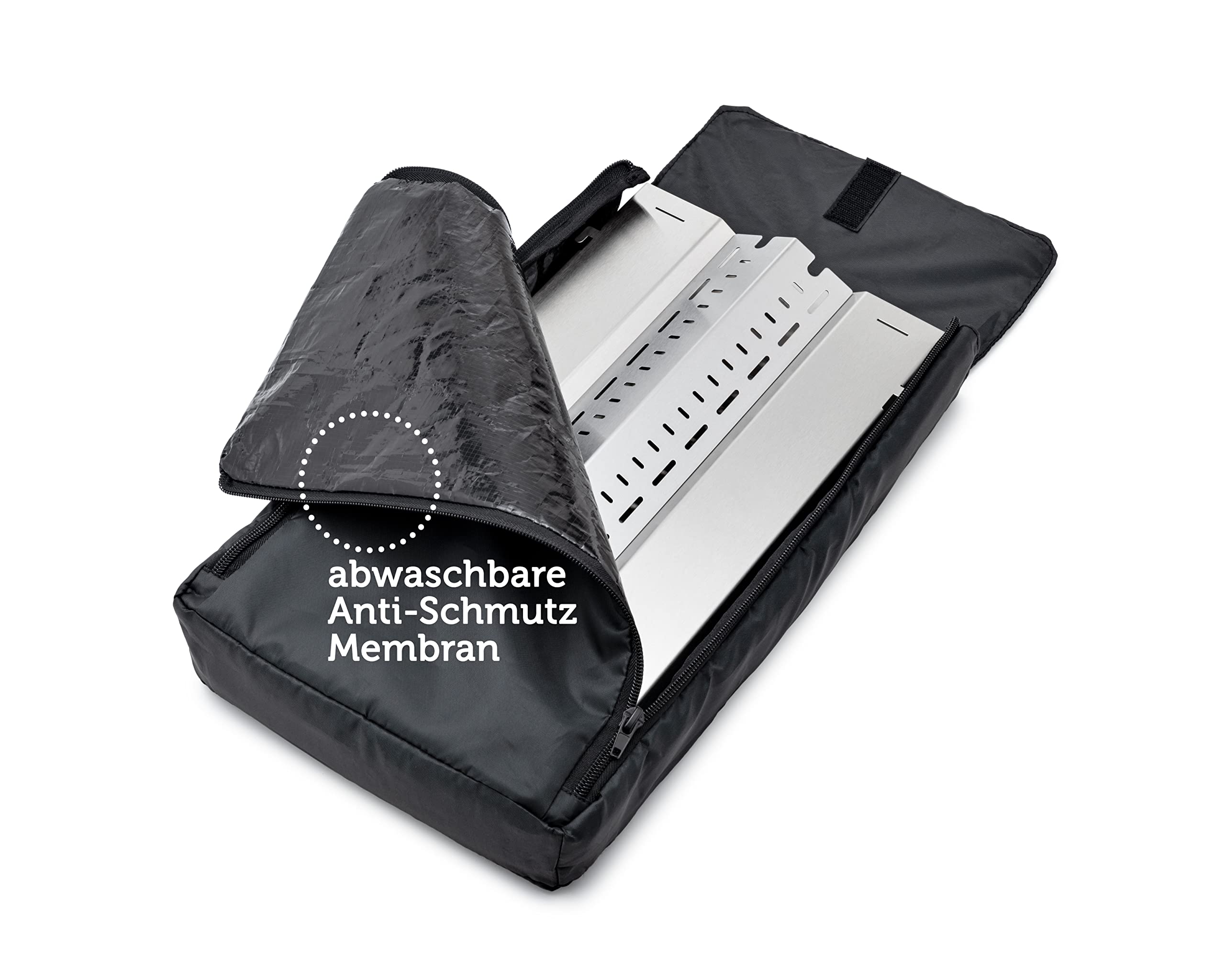 50 mbar Gasgrill BRUZZ WILLI BW1.1 mit Wanderrucksack und Edelstahl-Plancha