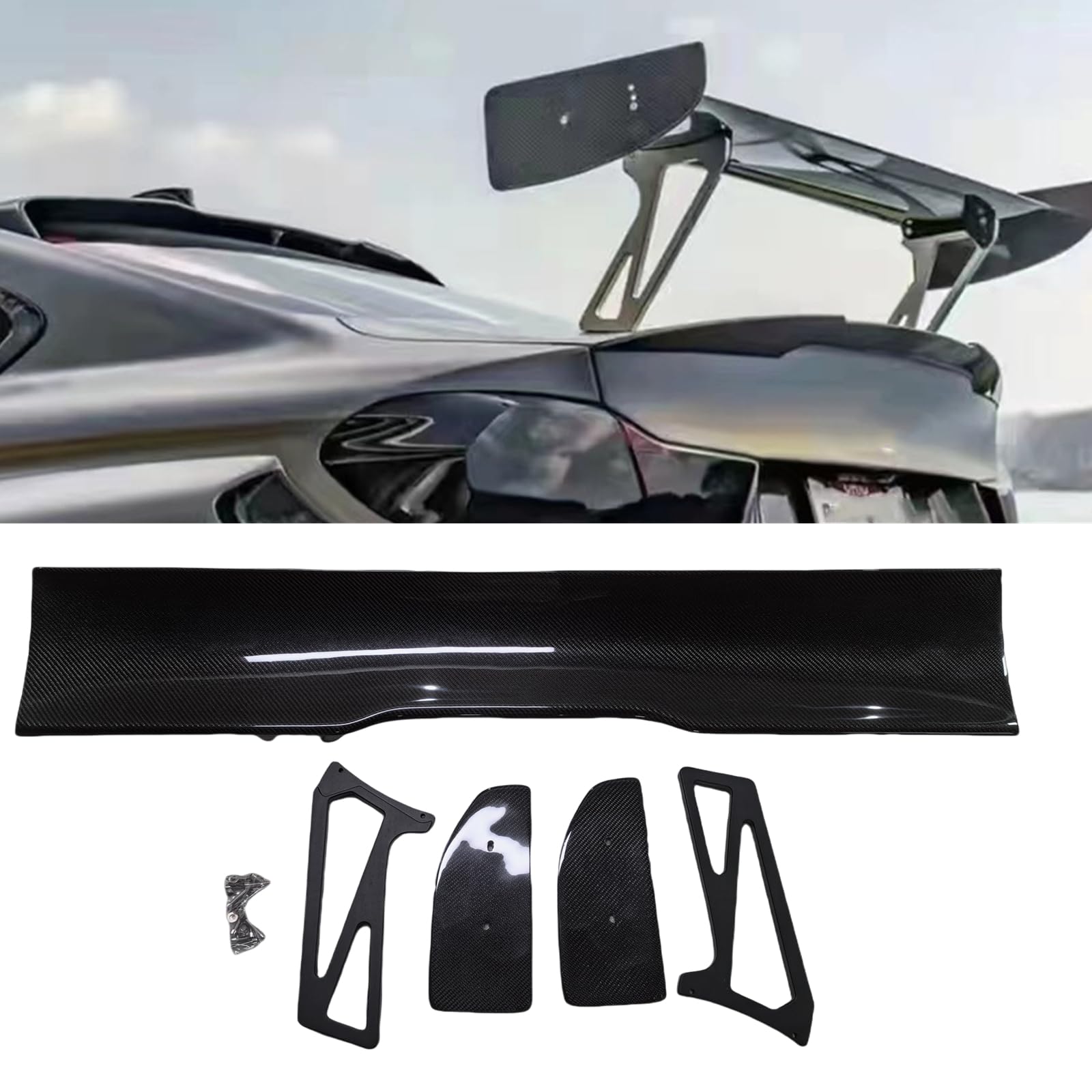 Rear Spoiler Lip Wing For Toyota GT86 Subaru BRZ 2013-2020 Real Carbon Fiber