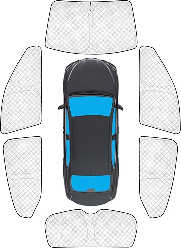 Miniatura 1 de KMF Paquete de 5 parasoles para ventana de automóvil para Toyota Corolla 2019-2022 2023, visera plegable para parabrisas lateral completotrasero