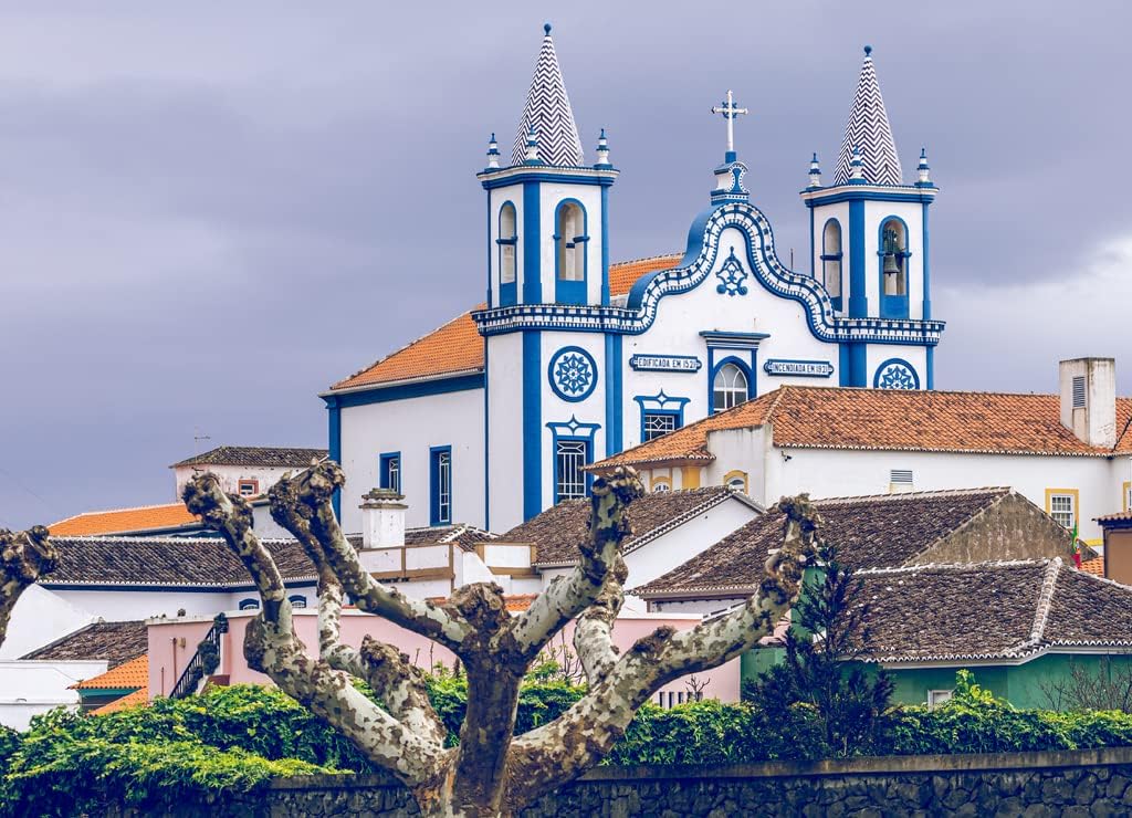 Noah Jigsaw Puzzle View to The City of Praia da Vitoria. Island of Terceira. Azores, Portugal 1000 Pieces
