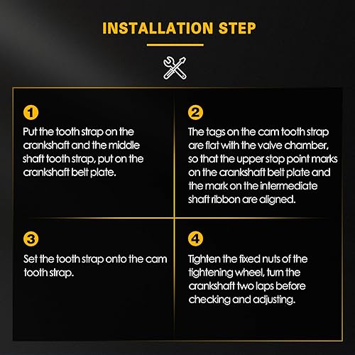 Miniatura 6 de Kit de correa de distribución del motor y bomba de agua para Saturn Astra 1.8L 2008-2009, para Chevrolet Aveo Aveo5 1.6L 2009-2011, para Sonic 1.8L