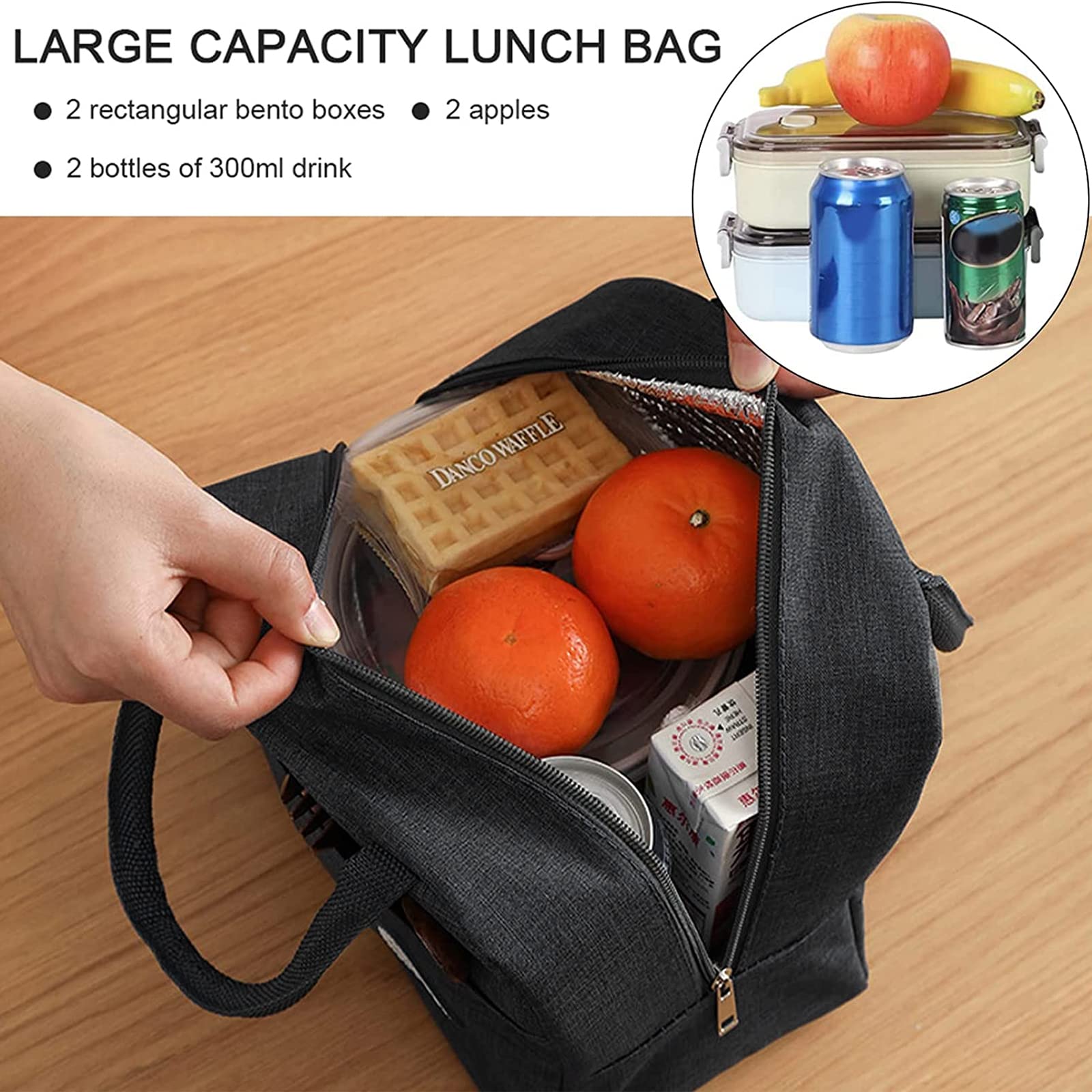 XJLyaya Kühltasche 11L - Isolierte Lunchtasche Mit Leopardenprint