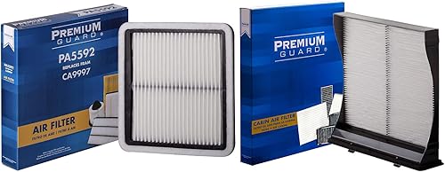 Kit de filtro de aire y cabina de motor PG AC1004 Compatible con Subaru Forester 2018-09, Outback 2019-10, Legacy, 2016-12 Impreza, XV Crosstrek,