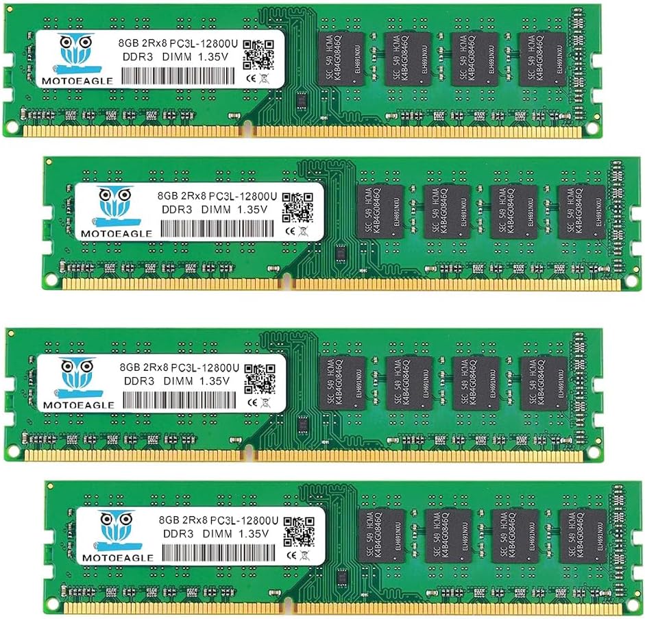 Lot De 2 Barrettes De Mémoire Ram 4 Go Pc3 12800 Ddr3 1600 Cl11 1,5 V 240 Broches 12800U 1600 - Foto 7