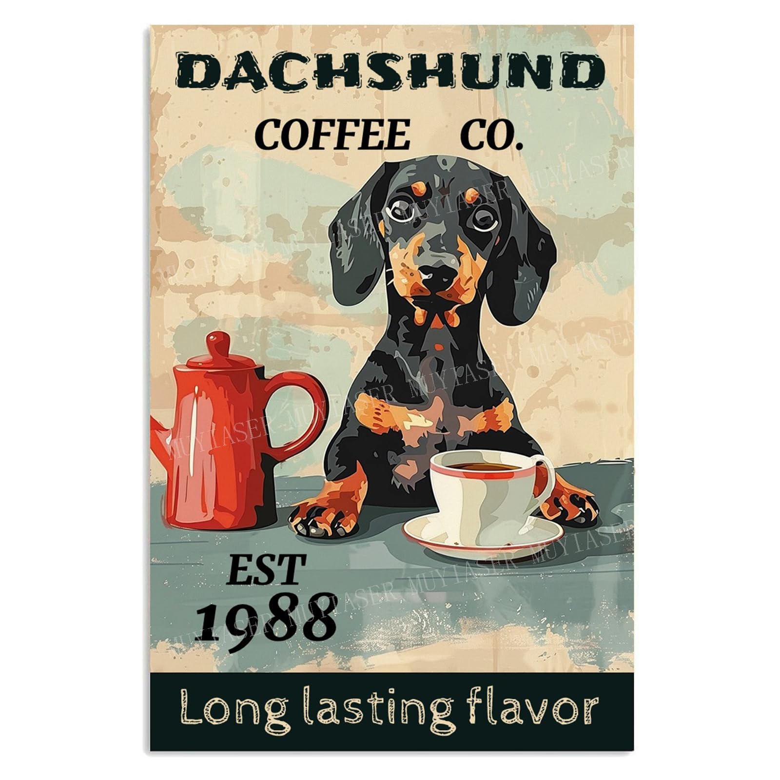 Retro Metall-Blechschild 'What A Wonderful World' – 20,3x30,5 Cm, Aluminium, Für Wanddeko